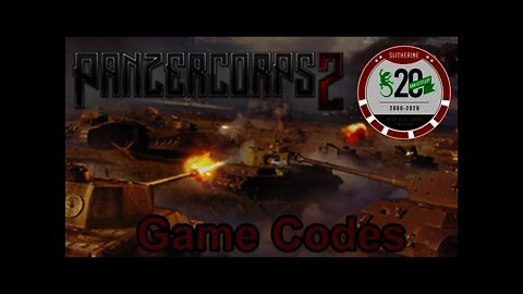 Panzer Corps 2 - Game Codes Giveaway - Slitherine 20th Anniversary!