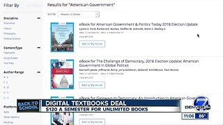 Digital textbooks deal