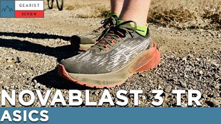Asics NOVABLAST 3 TR | Smooth Trail Running Fire | Gearist