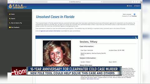 New FDLE database could help solve Clearwater 'cold case' and others in Florida