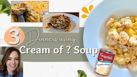 EASY WEEKNIGHT DINNERS USING CREAM OF ___ SOUPS | WINNER DINNERS | NO. 129