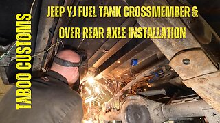Jeep YJ Fuel Tank Crossmember Replacement