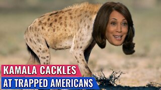KAMALA CACKLES WHEN PRESS ASKS HER ABOUT AMERICANS TRAPPED IN AFGHANISTAN