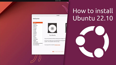 How to install Ubuntu 22.10