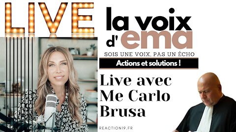 LIVE avec Me Carlo Brusa : Actions et solutions !