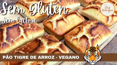 Pão Tigre de Arroz- Sem Glúten e Sem Lactose - Vegano