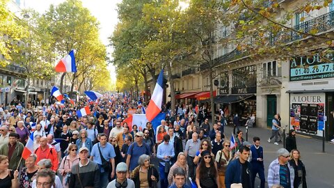 Rendez-vous de la Résistance, Place Denfert-Rochereau à Paris le 22 Octobre 2022 - Vidéo 8