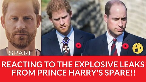 My Reaction to Prince Harry's Book Leaks! Fights, Jealousy & Messages from the Grave! #princeharry