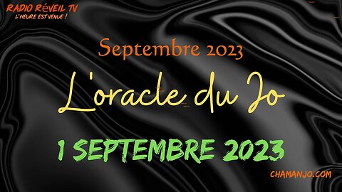 L'oracle du Jo. 1er septembre 2023