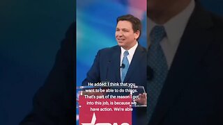 DeSantis Says He Would Not Be Trump’s Running Mate #shorts