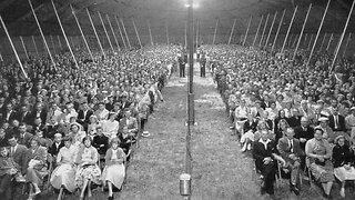 Rev Paul West Begins Preaching then the Aged Rev Demsey Fossit Takes Over Hobe Sound Camp 1976