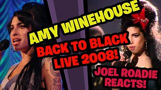 Amy Winehouse - Back to Black (live 2008) - Roadie Reacts