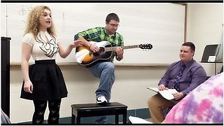 Music Teacher Starts Singing Pop Song, Then The Entire Class Does Something Incredible