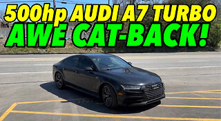 500hp Audi A7 3.0L Turbo V6 w/ AWE Cat-Back Exhaust!