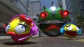 ROBOT PACMAN VS OMICRON ROBOT PACMAN | THE ATTACK CONTINUES!!!