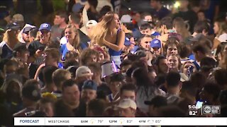 Fans celebrate Stanley Cup victory