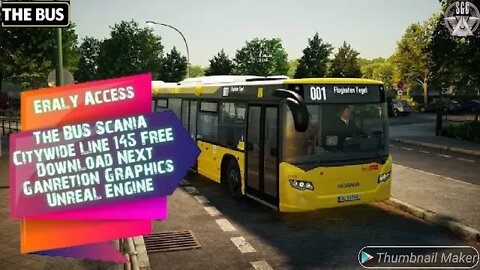 The BUS Scania Citywide Line 145 Free Download Next Ganretion Graphics Unreal Engine Games