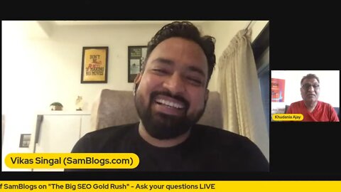 All about SEO with Vikas Singal, SEO Expert and Founder & CEO of SamBlogs