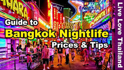 [4] Thailand Bangkok Khaosan Road Nightlife Scenes So Many Gorgeous Ladies! #143