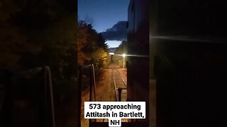 573 leads the dinner train though Bartlett at Attitash.