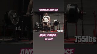 Andrew Hause: Manifesting New Powerlifting World Records. #motivation #viral #short
