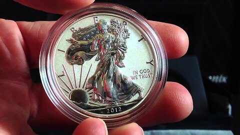 2012 San Francisco 2 Coin American Eagle Silver Dollar Proof Set