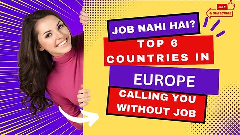 Without job you can move to these European countries I Easiest Countries To go To Europe Without Job