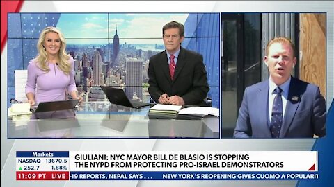 GIULIANI: NYC MAYOR BILL DEBLASIO IS STOPPING THE NYPD FROM PROTECTING PRO-ISRAEL DEMONSTRATORS