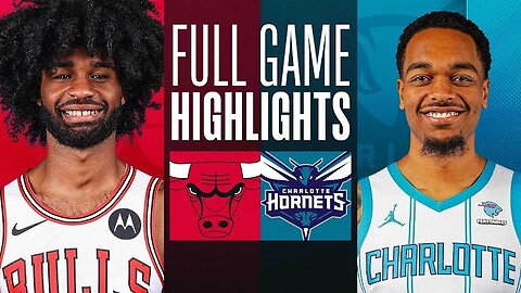 NBA Hornets vs Bulls 110 - 117 Highlights