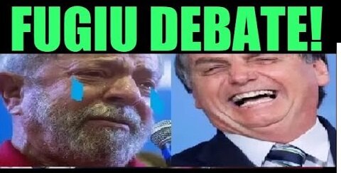 LULA CORREU DO DEBATE DO SBT? 😂