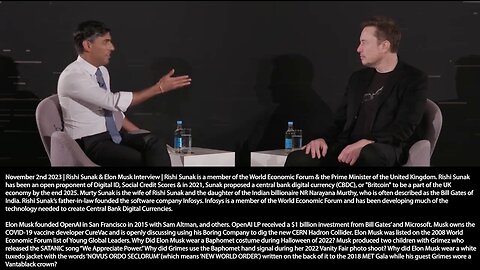 Elon Musk & Rishi Sunak | "The Potential Is There for AI to Produce a Future of Abundance...There Will Come a Point Where No Job Is Needed. We Will Have Universal High Income. It Will Be Somewhat of a Leveler." - Elon Musk