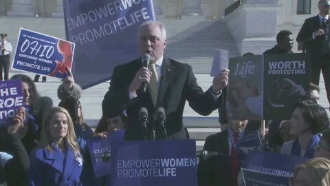 House Republican Whip Steve Scalise Speaks at "Empower Women Promote Life" Rally at SCOTUS