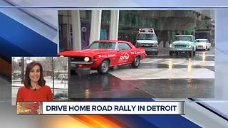 Drive Home road rally finishes in Detroit ahead of Detroit auto show