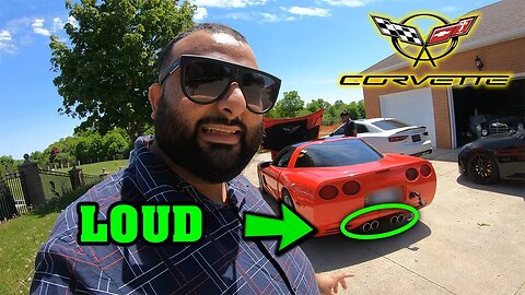 C5 Corvette with Borla Cat-Back Exhaust + Revs + Drive