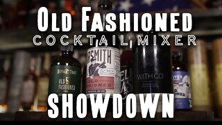 Old Fashioned Cocktail Mixer Showdown