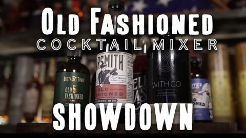 Old Fashioned Cocktail Mixer Showdown