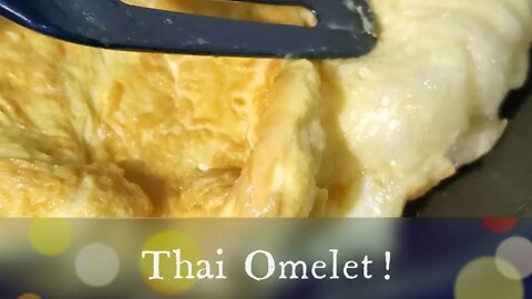 The SECRET to Making a Classic Thai Omelet! Light and Fluffy!