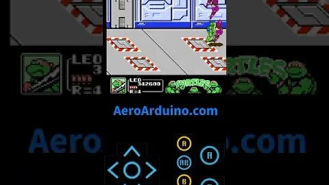 How to Play Teenage Mutant Ninja Turtles III Manhattan Project NES on Android Phone - Scene 5 & 6
