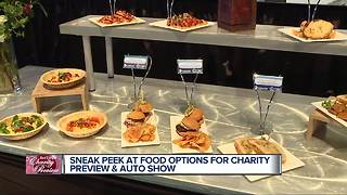 Sneak preview at food options during Detroit auto show