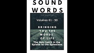 Sound Words, The Holy Spirit in the Epistle to the Ephesians