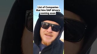 SAP Friendly Trucking Companies