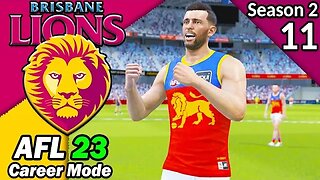 THE SEASON FINALS DECIDER!?! AFL 23 Brisbane Lions Management Career Gameplay Season 2 #11