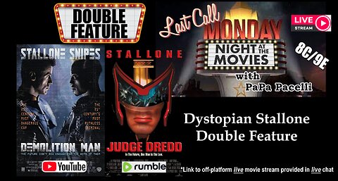 Last Call's Monday Night at the Movies - Stallone Dystopian Double Feature