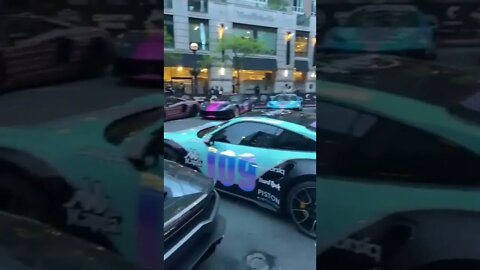 2022 gumball 3000 toronto cars 2 #sfmcollective #shorts #cars