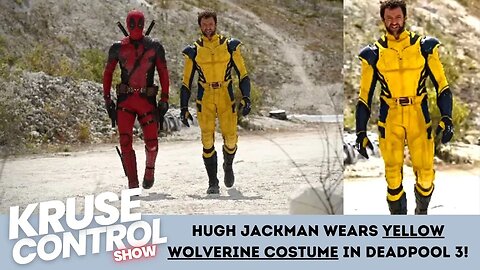 Hugh Jackman Wears YELLOW Wolverine Costume in Deadpool 3!