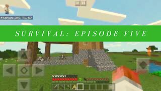 A New Roof! | Minecraft Survival Episode 5