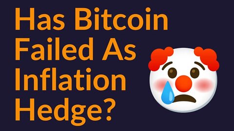 Has Bitcoin Failed As An Inflation Hedge?