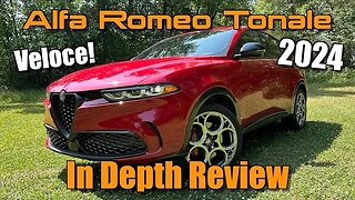 2024 Alfa Romeo Tonale Veloce EAWD: Start Up, Test Drive & In Depth Review