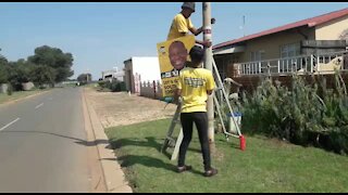 SOUTH AFRICA - Johannesburg - Election posters ANC (2AX)