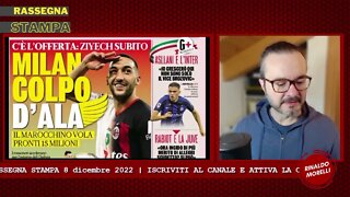 Il Milan mette le ali: rinnovo Leao e Ziyech. Rassegna Stampa ep.197 | 8.12.22